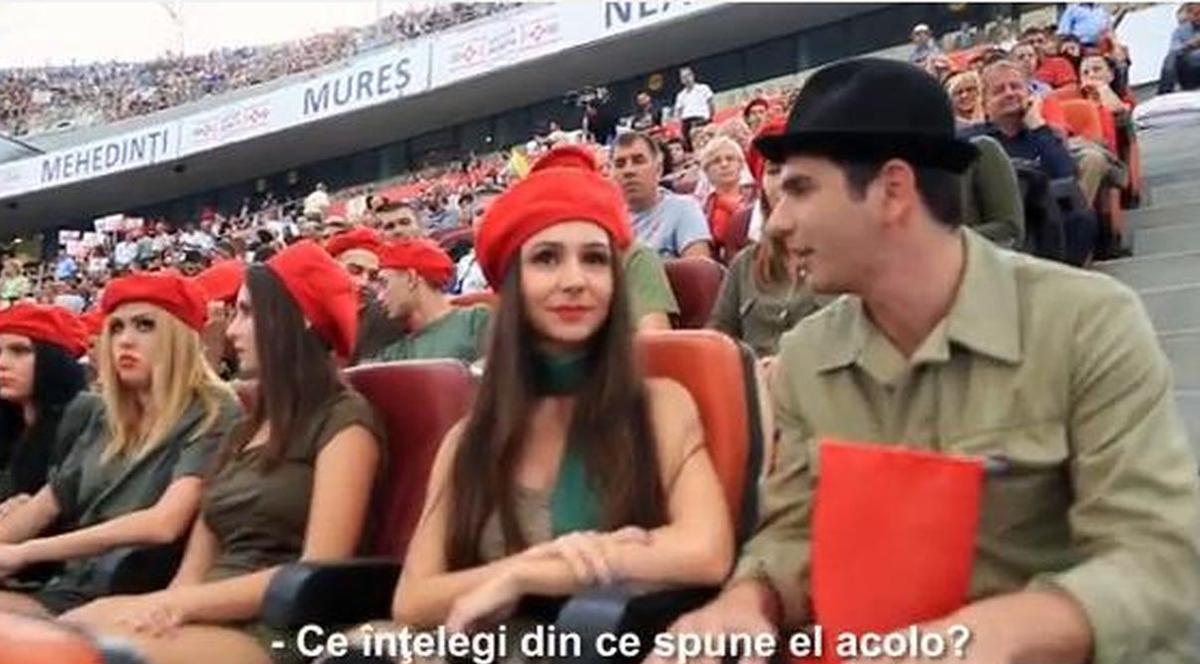 Clipul la care RÂDE tot Internetul! CE au făcut MONDENII la evenimentul de LANSARE a candidaturii lui PONTA | VIDEO 