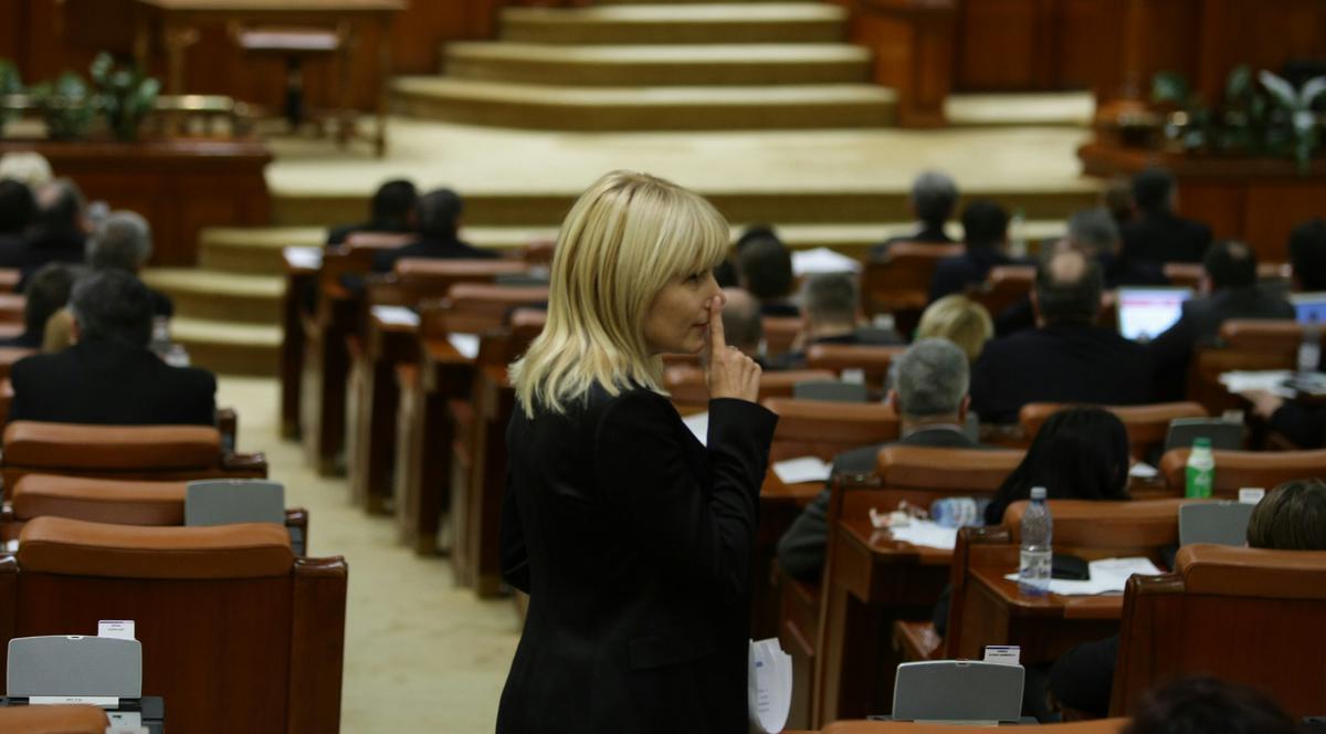 Gestul ELENEI UDREA după discurs! Cui i l-a adresat?