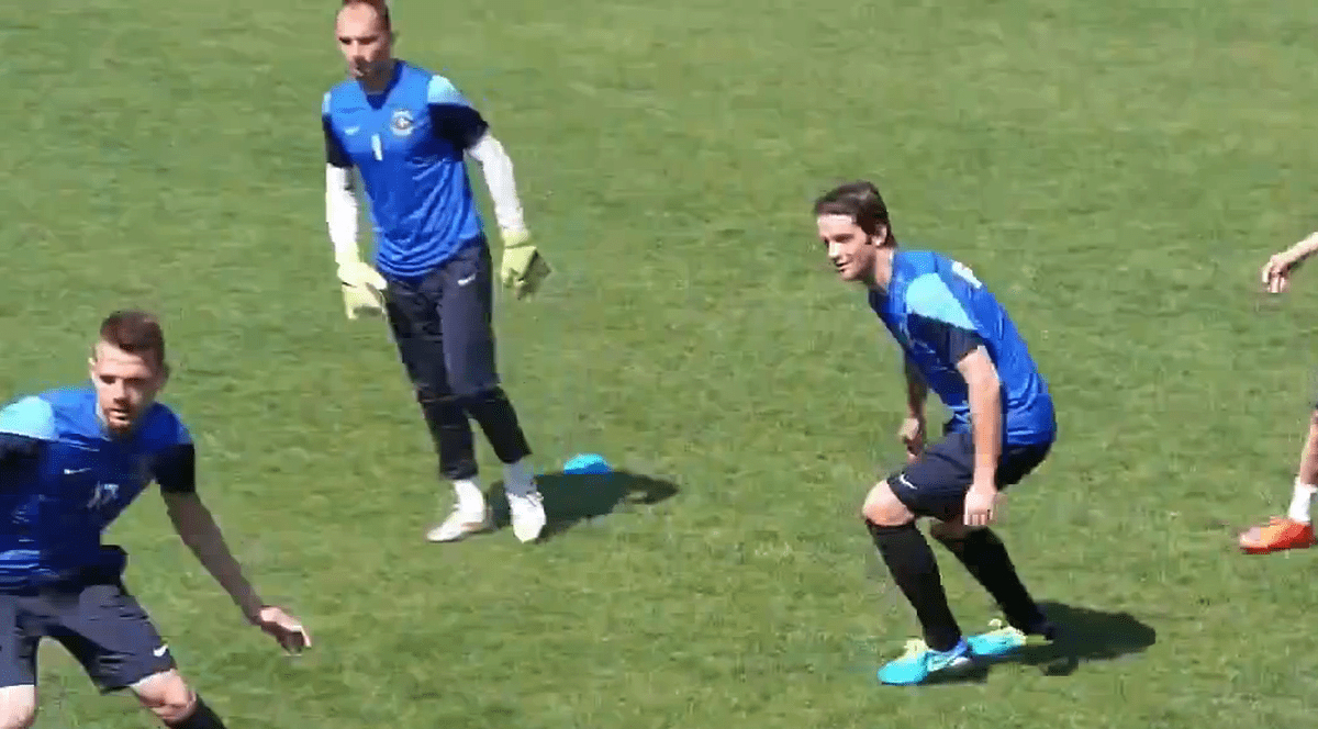 Cristi Chivu s-a antrenat alături de Ianis Hagi / VIDEO