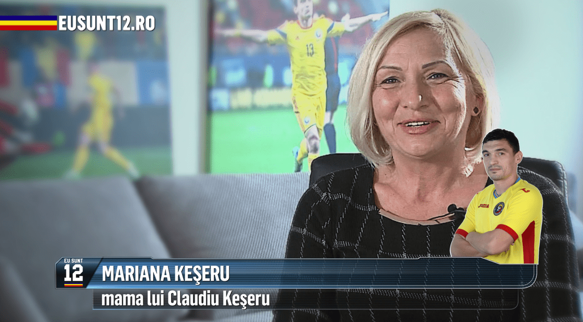 Mama lui Claudiu Keșeru a făcut pe portarul pentru fiul ei / VIDEO