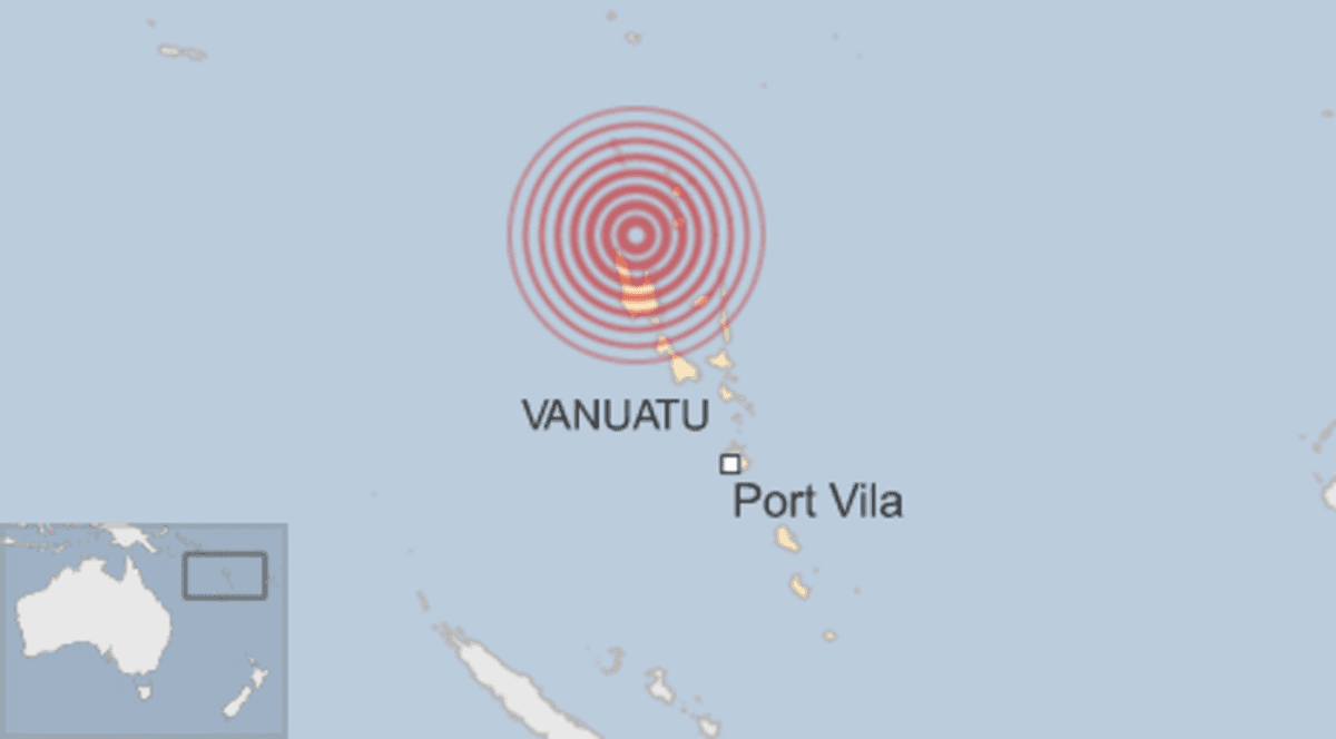 Al doilea cutremur major în Vanuatu, în decurs de 3 zile