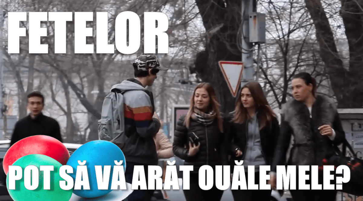 VREI SĂ VEZI OUĂLE MELE? Ce întrebare dementă le-a pus acest tânăr pe stradă / FARSĂ