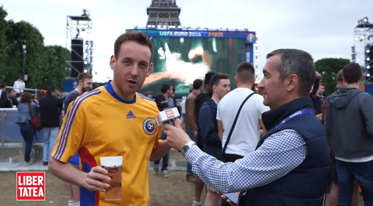 Euro 2016. Naționala de fotbal a României este susținută în Franța și de fani din Irlanda de Nord, cuceriți de Generația de aur VIDEO EXCLUSIV