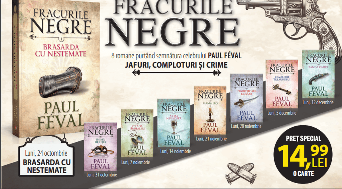 Libertatea îţi recomandă o colecţie de excepţie din seria Fracurile Negre