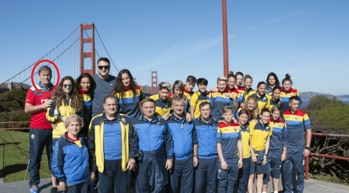 Sandu Tăbârcă, primul din stângă de pe rândul de sus, vizitează Statele Unite ale Americii pe banii FRF