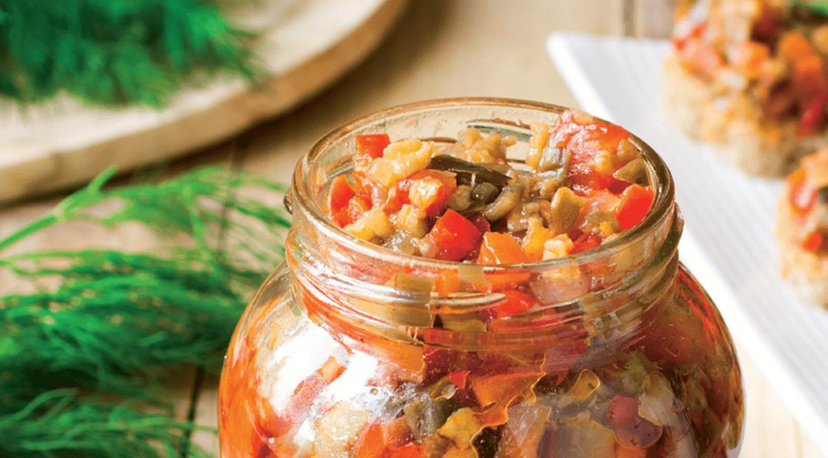 Rețetă de zacuscă cu vinete