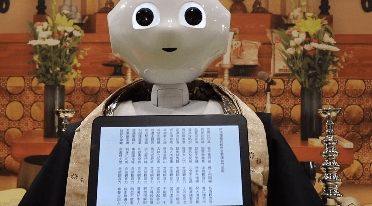 A apărut preotul-robot. Este budist și slujește la înmormântări în Japonia
