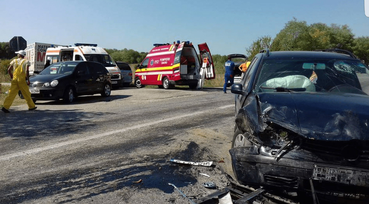 accident în Rasovița, județul Gorj
