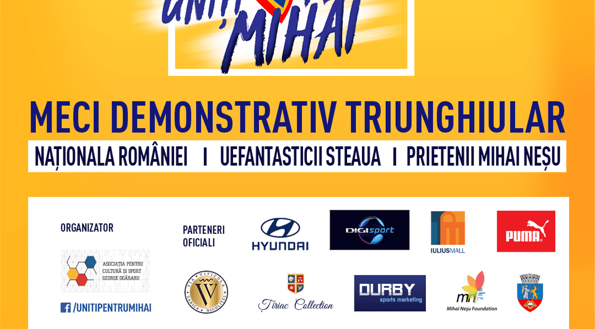 S-au pus în vânzare biletele la evenimentul “Uniți pentru Mihai Neșu”. Ediția a doua se va disputa la Oradea, pe 26 mai