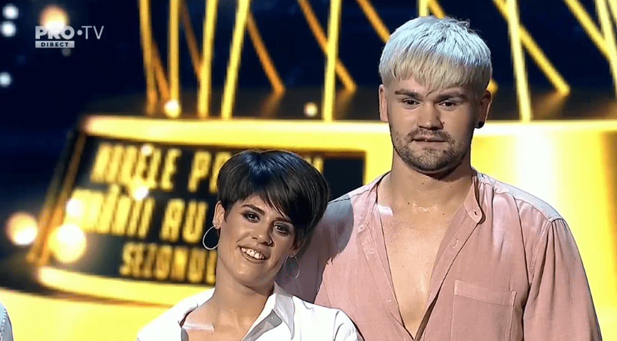 Nicolai Curnic și Sonia Orta, dans lasciv în semifinala Românii au Talent. Nicolai Curnic și Sonia Orta