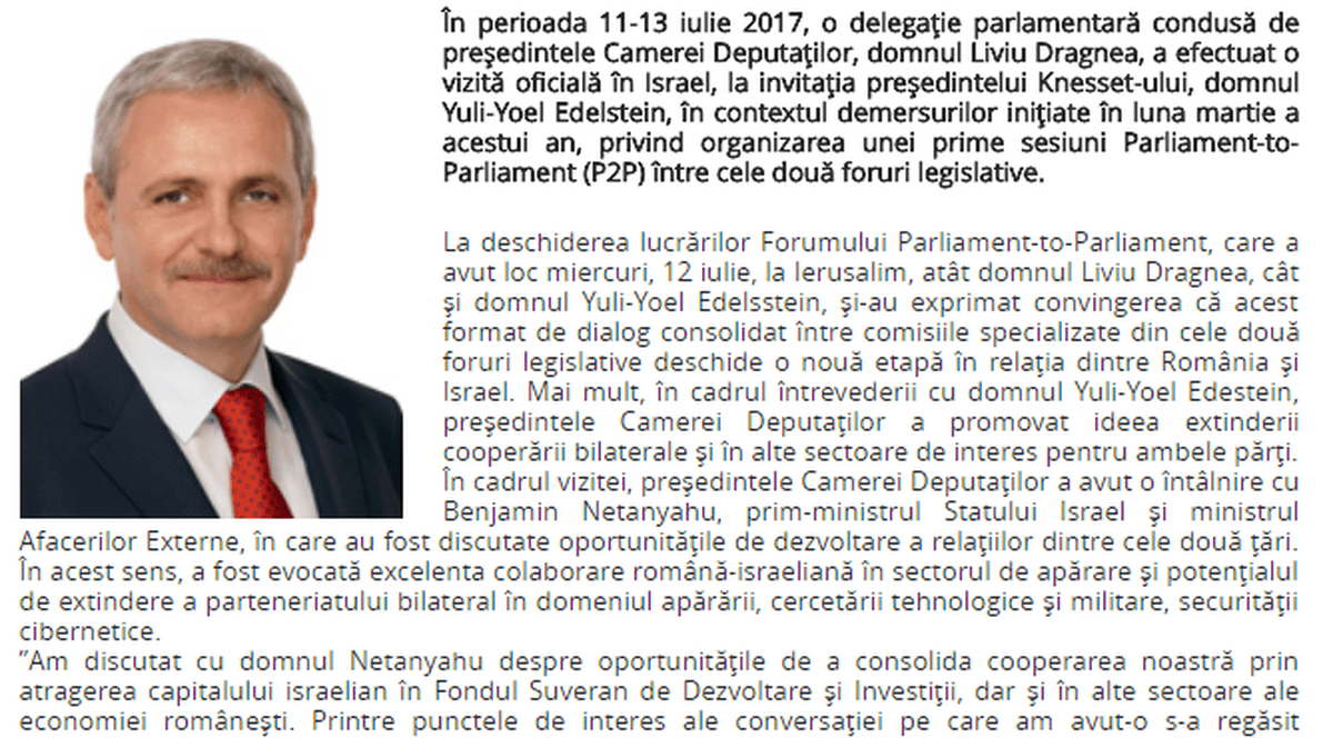 Liviu Dragnea, prins cu minciuna. A discutat sau nu despre Fondul Suveran cu liderii din Israel? Cele două declaraţii care se contrazic
