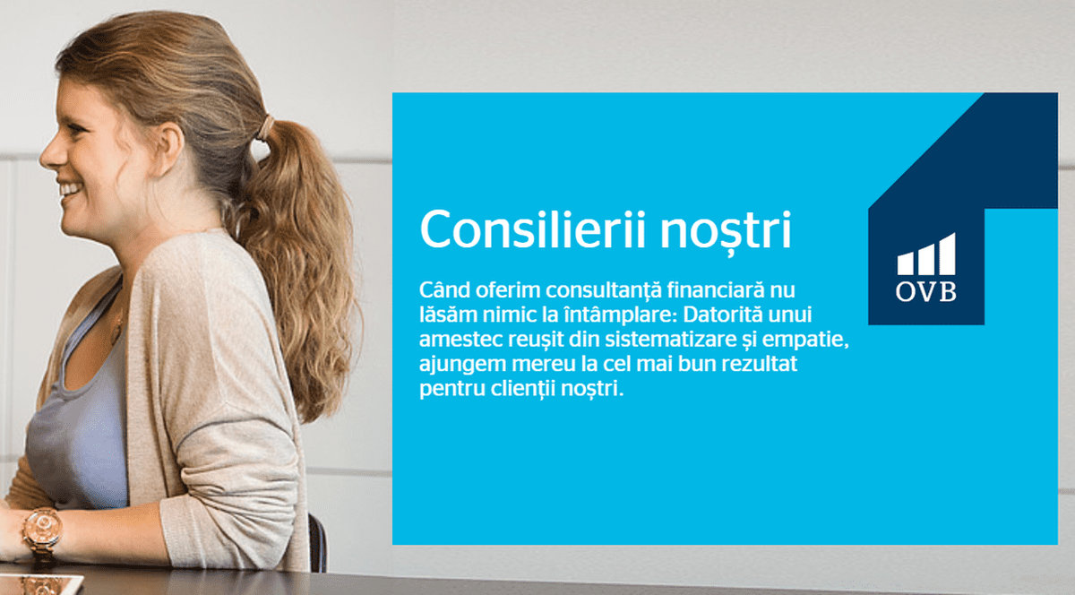 (Publicitate) De ce să apelați la serviciile de consultanță financiară OVB?