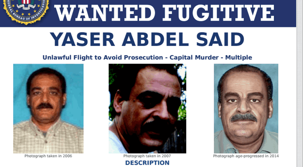 A fost prins unul dintre cei mai căutați criminali. Acuzat că și-a ucis cele două fiice, Yaser Abdel Said a fost arestat de FBI