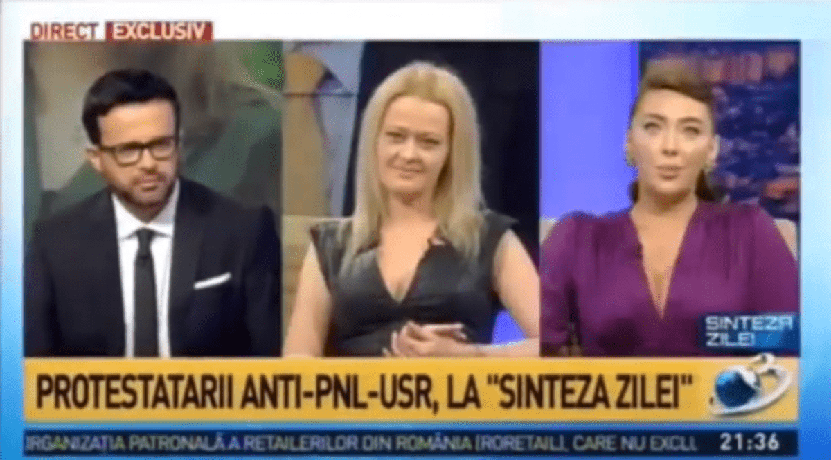 Antena 3, sancționată din nou de CNA din cauza Oanei Lovin și a Danei Budeanu (Sinteza zilei (foto captura Sinteza Zilei / paginademedia.ro)