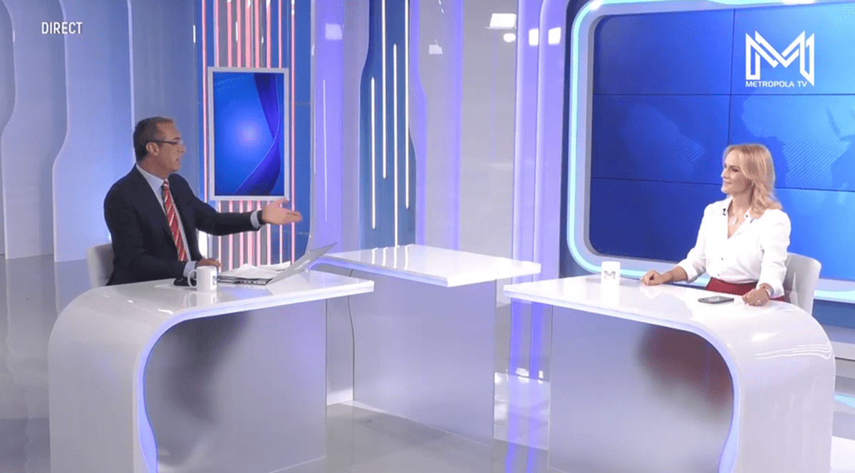 Televiziunea lui Pandele, sancționată pentru o emisiune cu Gabriela Firea. CNA: ”O dovadă de servilism”