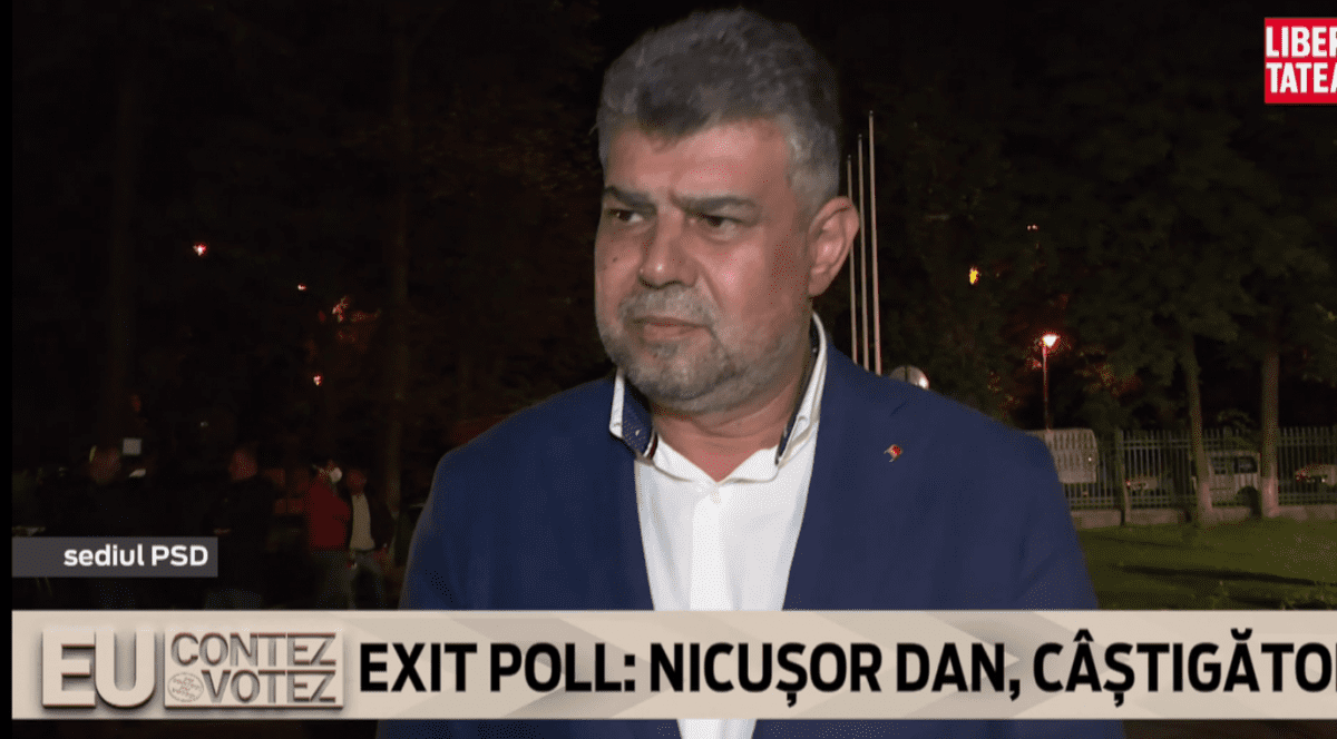 Marcel Ciolacu, președintele PSD, declarații pentru Libertatea, după anunțarea exit poll-urilor cu rezultatele de la alegerile locale 2020