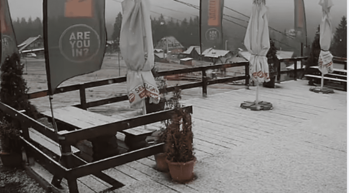 VIDEO | Imagini spectaculoase. A nins în stațiunea montană Arieșeni