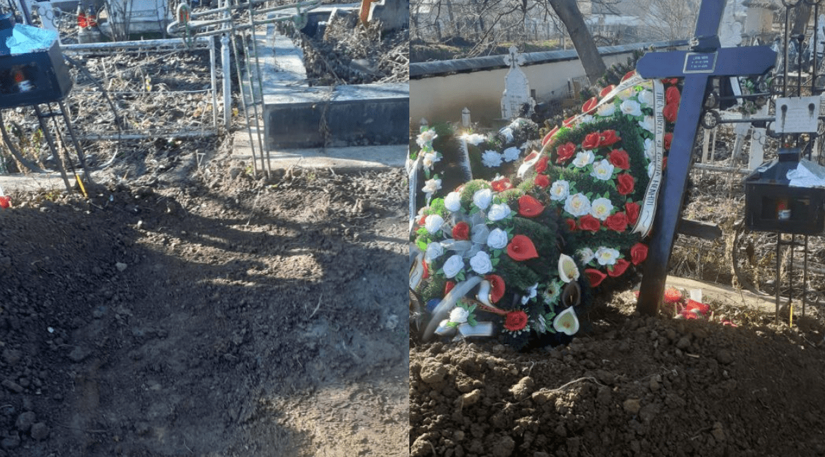 Membrii unei familii din Neamț se ceartă pe un loc de veci: „Am îngropat-o pe mama, au venit, au scos crucea și au nivelat mormântul”