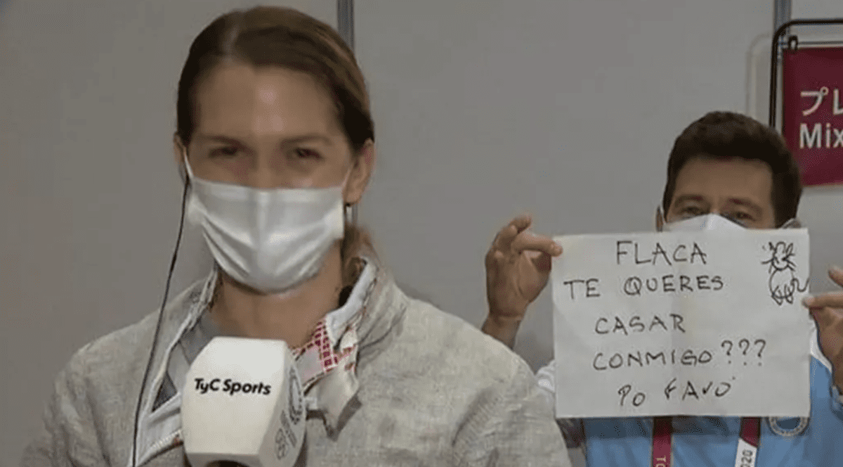 O sportivă din Argentina a fost cerută în căsătorie de antrenor după ce a fost eliminată de la JO 2020