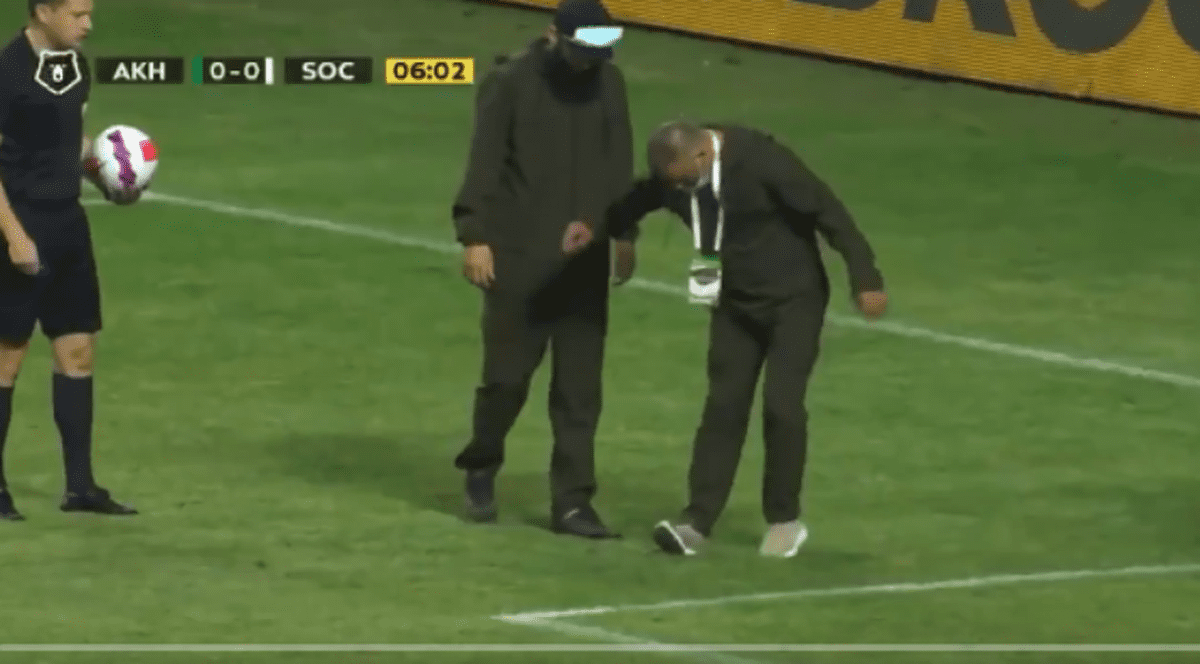 Un șarpe a întrerupt un meci de fotbal din Rusia. Cum a fost scoasă reptila de pe teren