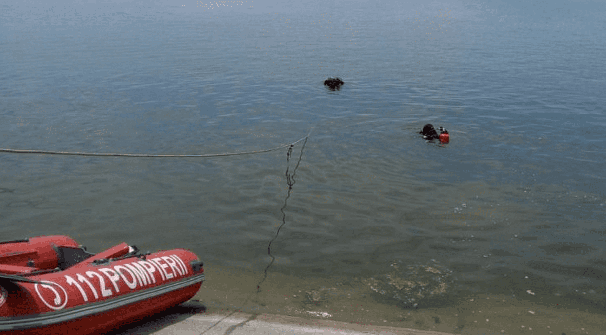 Un bărbat a murit după ce a căzut cu mașina în Dunăre, aproape de Insula Mare a Brăilei
