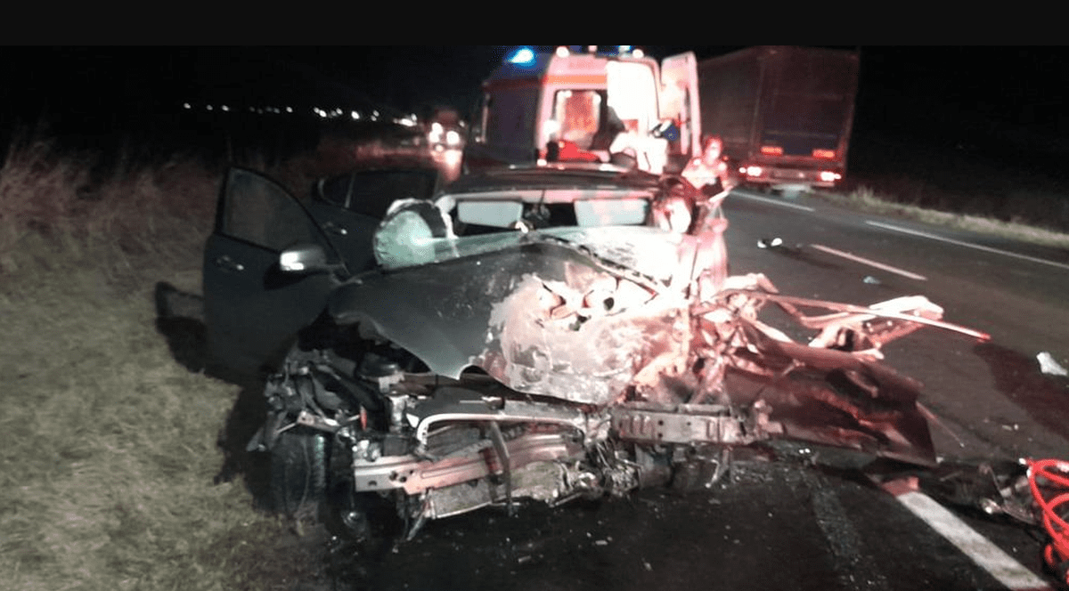 Accident grav în Ialomița, pe DN2. O persoană a murit, două au fost rănite