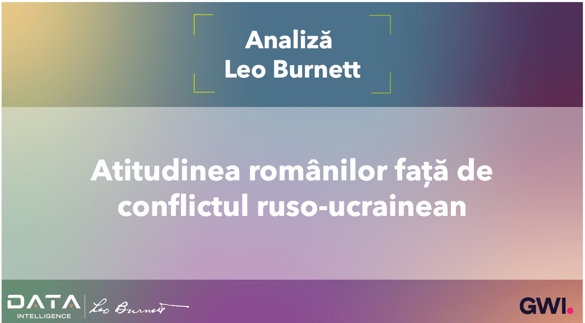 Analiză Leo Burnett: Atitudinea românilor față de conflictul ruso-ucrainean