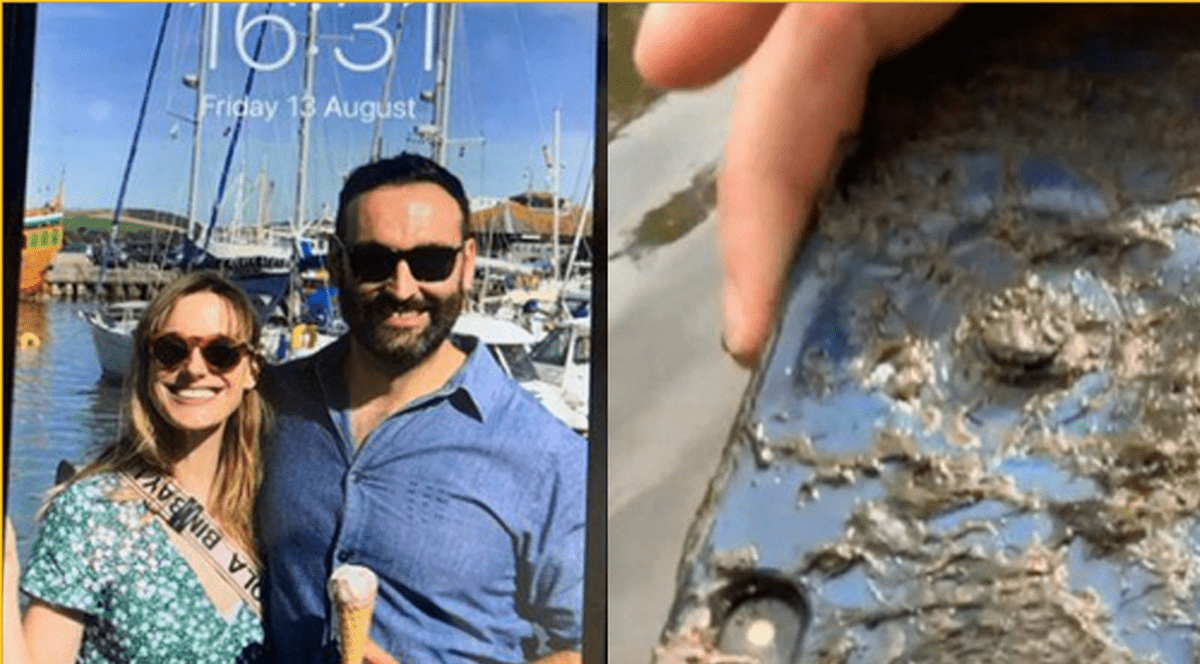 Un iPhone scăpat într-un râu, găsit după 10 luni și returnat proprietarului. În ce stare se afla telefonul