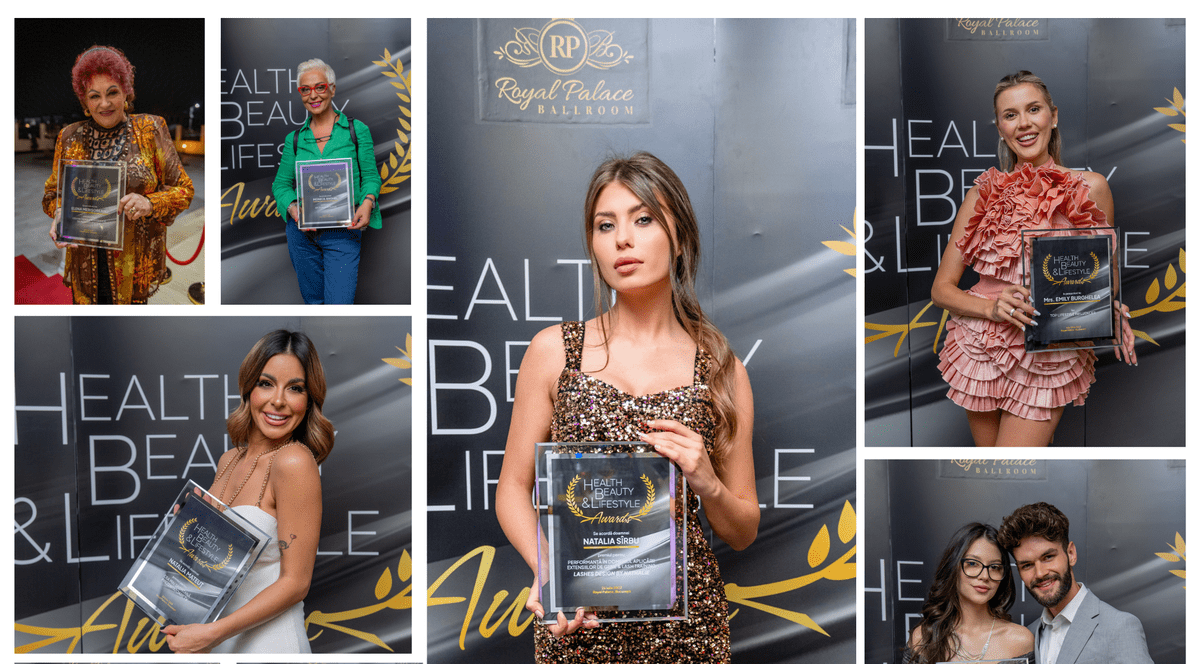 Natalia Sîrbu a primit în cadrul galei Health, Beauty & Lifestyle Awards premiul pentru ,,Performanță în Domeniul Aplicării Extensiilor de Gene & Lash Training"