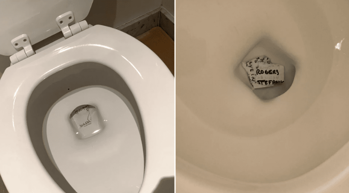Au apărut imagini cu notițele scrise de mână pe care Donald Trump ar fi obișnuit să le rupă și să le arunce în toaletă