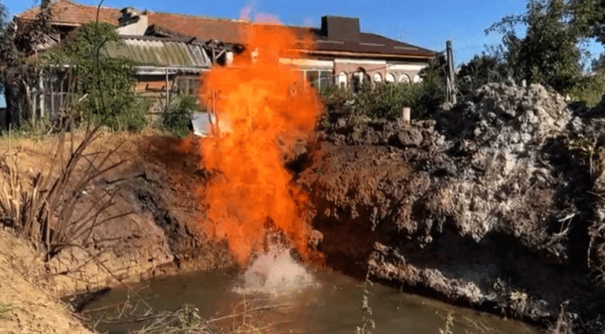 Bărbatul care a dat de gaze când săpa un puț, în Dolj, pagubă de cel puțin 20.000 de lei