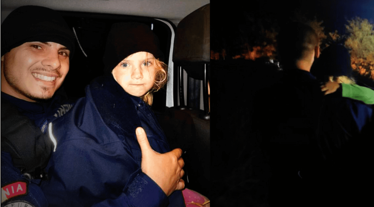 Fetița de 5 ani dispărută în Brăila, găsită la o fermă. Era între baloții de paie cu doi cățeluși după care plecase și nu a mai știut să se întoarcă