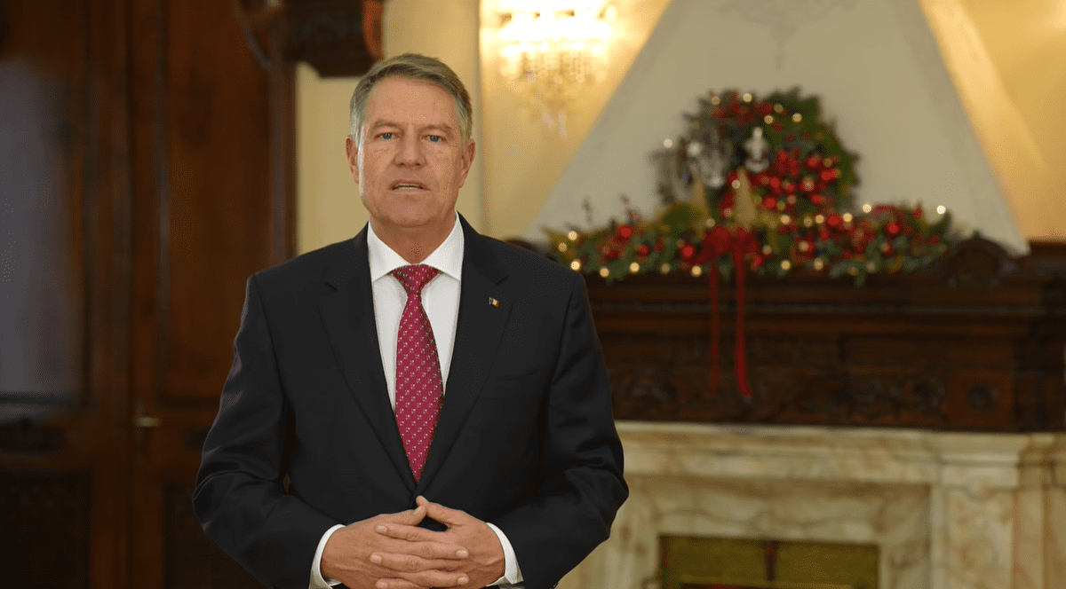 Klaus Iohannis, mesaj de Crăciun: „Spiritul acestor Sfinte Sărbători să ne lumineze sufletele”