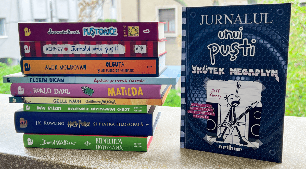 Top 10 cele mai vândute titluri Arthur în luna martie