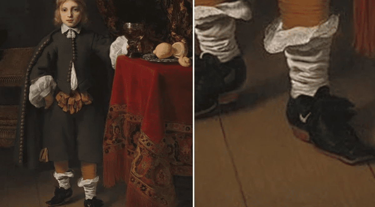 Vizitatorii, invitați să observe „detaliul modern” dintr-o pictură veche de 400 de ani, expusă la Galeria Națională de Artă din Londra