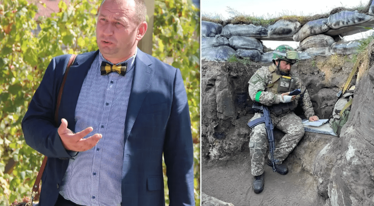 Profesorul ucrainean devenit viral după ce a ținut cursuri din tranșee a fost numit ambasador în Ungaria