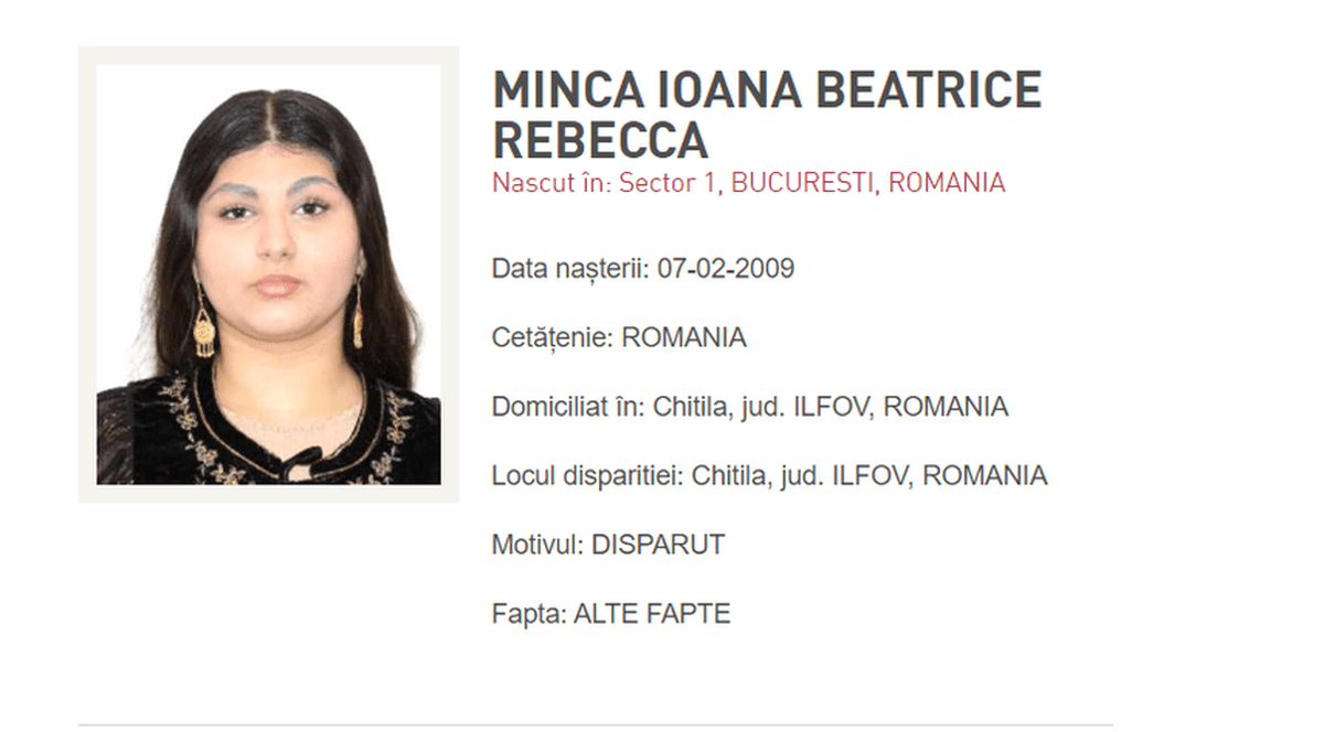 O fată de 14 ani și nepotul ei de aproape 2 ani, dați dispăruți din Chitila. A fost emis mesaj RO-Alert