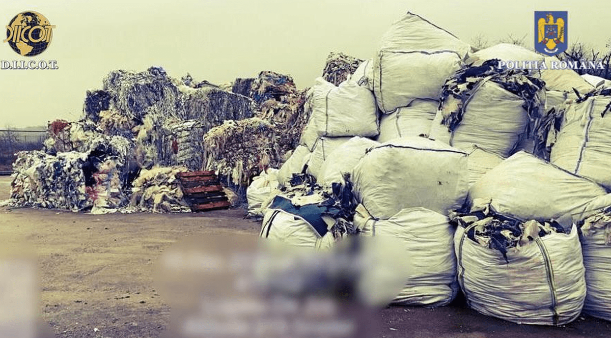 Șapte persoane, reținute în dosarul „Mafiei Gunoaielor” și aproape 100.000 de euro, confiscați