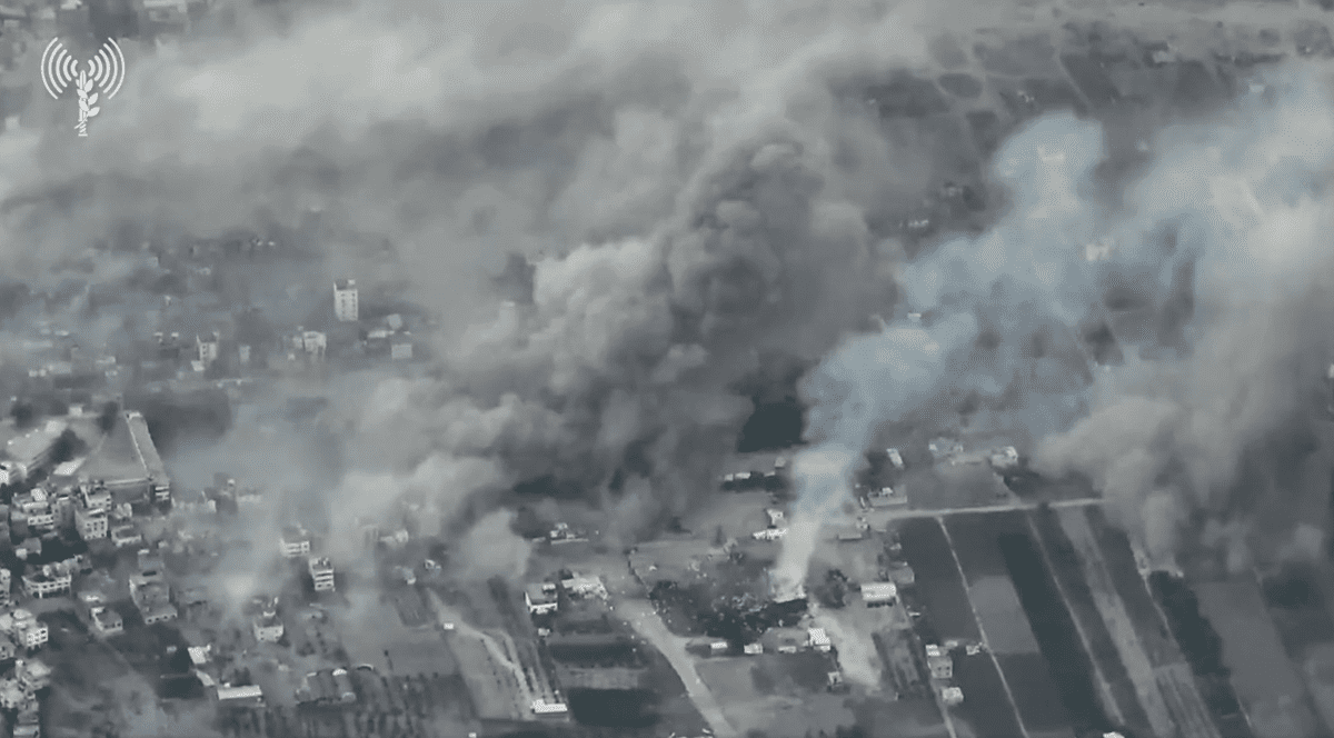 Armata israeliană a efectuat raiduri aeriene masive care au vizat un „cuib terorist” al Hamas din orașul Gaza VIDEO