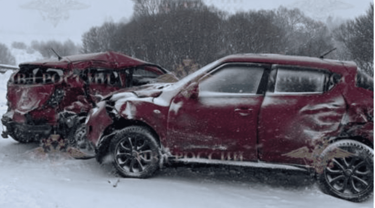 Accident în lanț pe o autostradă din Rusia. Traficul spre Moscova a fost blocat