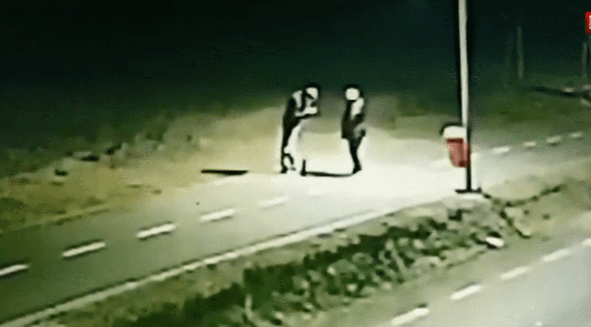 Crimă filmată de camerele de supraveghere, pe un drum de lângă Oradea. O femeie și-a ucis fratele și l-a lăsat pe câmp