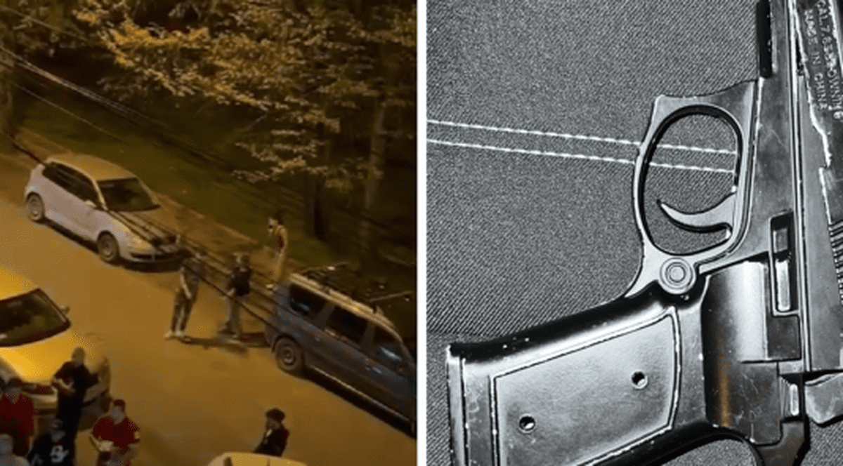 Un tânăr a fost amendat după ce a încercat să intre în Spitalul de Pediatrie din Ploiești cu un pistol-brichetă la brâu