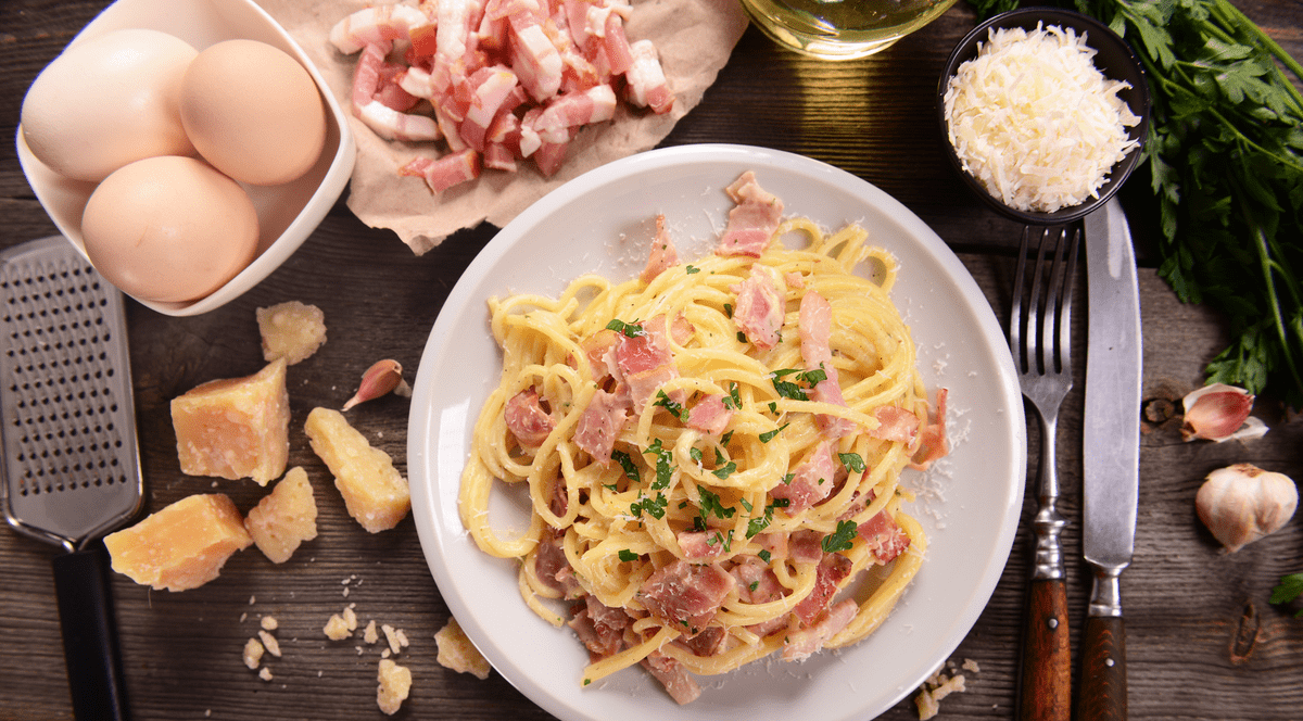 Istoria pastelor carbonara - rețeta originală