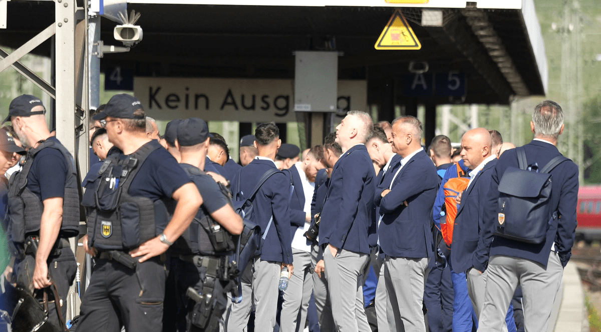 EURO 2024 | Romanian Train Force. „Tricolorii” au mers cu trenul de la Würzburg la München, unde vor juca împotriva Ucrainei | VIDEO