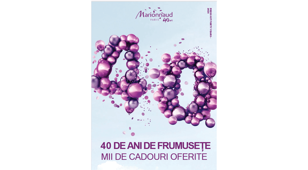 Marionnaud sărbătorește 40 de ani de frumusețe și dedicare