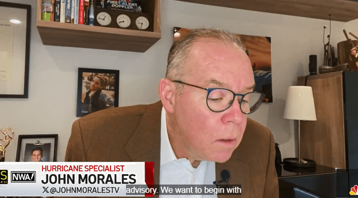 Un meteorolog de la NBC a izbucnit în lacrimi când anunța ce va aduce „uraganul-monstru” Milton: „Este oribil!” | VIDEO