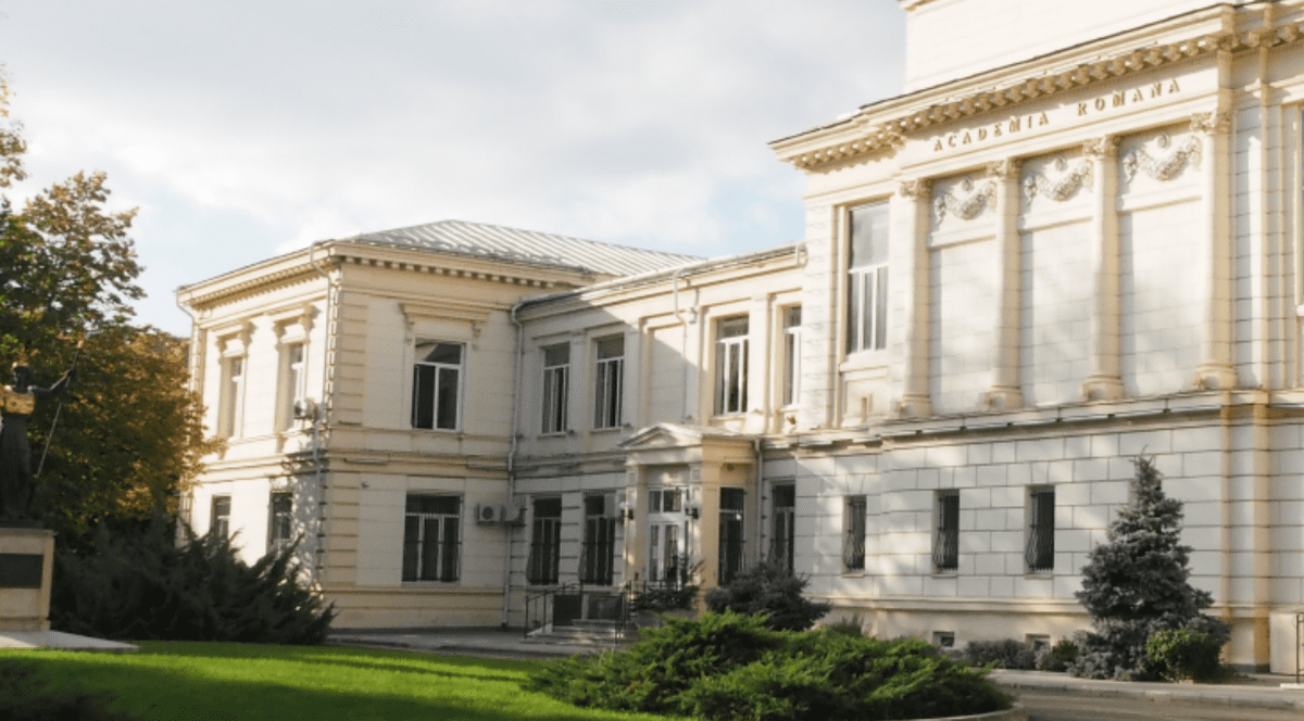 Imagine cu sediul Academiei Române.
