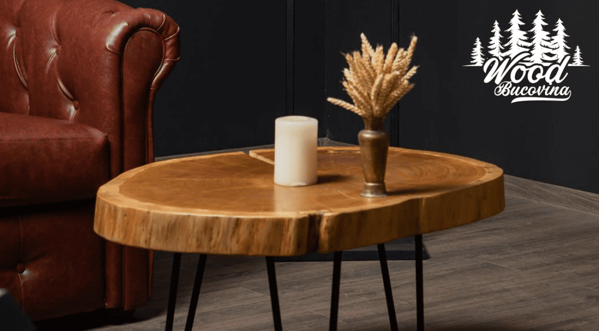 Cauți o masă de cafea deosebită pentru un interior elegant? Cercetează produsele de la Wood Bucovina