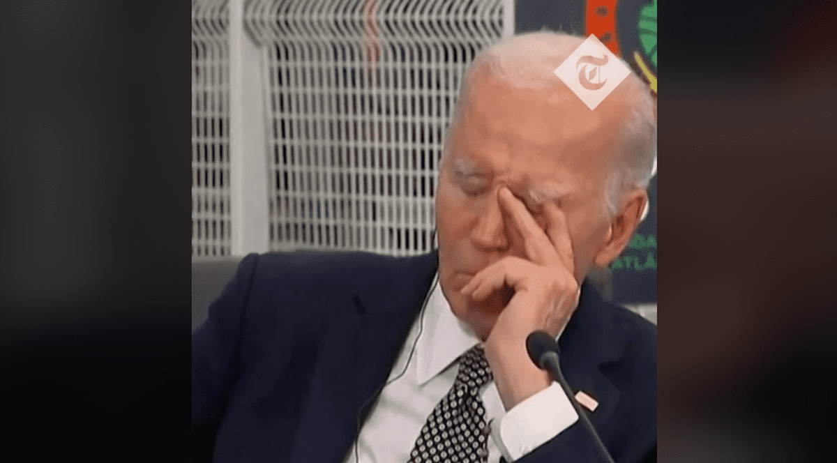 Joe Biden, pare ca a ațipit la o conferință cu liderii africani