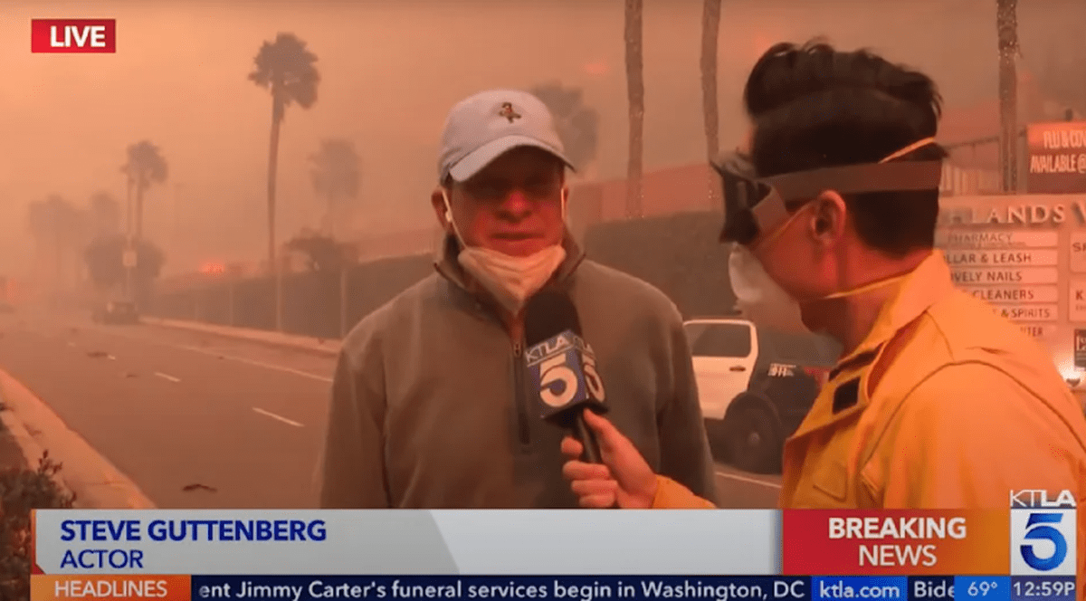 Actorul Steve Guttenberg, vedeta din „Academia de Poliție”, erou în lupta cu flăcările, la Los Angeles | VIDEO